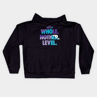 Next Level Retro Sneaker Aqua Kids Hoodie